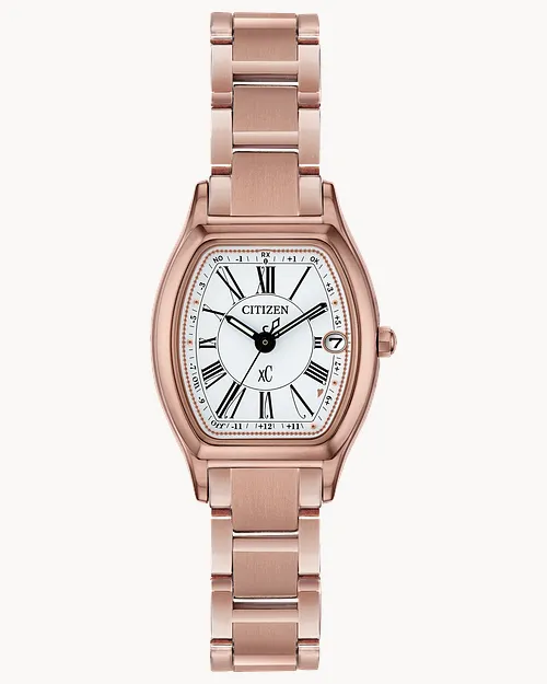 Citizen Xc Eco-Drive Pink Gold White Dial Titanium Watch | CITIZEN Citizen Xc Eco-Drive Pink Gold White Dial Titanium Watch | CITIZEN